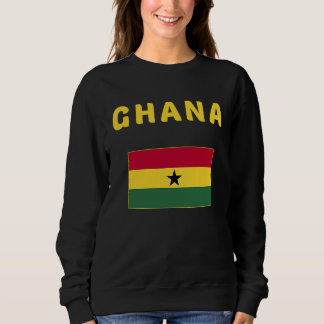 Sweatshirt Drapeau du Ghana souvenir Ghanéens