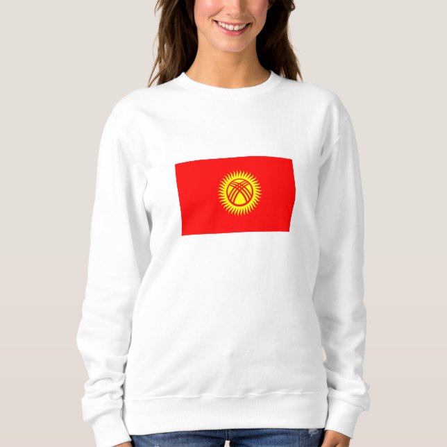 Sweatshirt Drapeau du Kirghizistan (Devant)