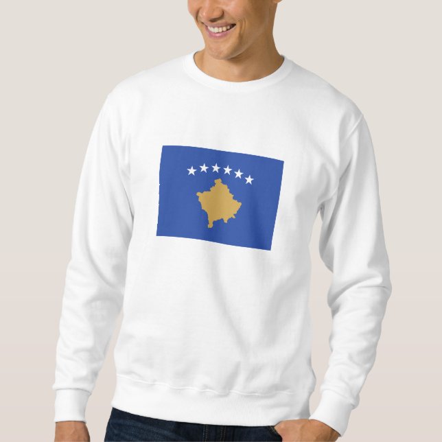 Sweatshirt Drapeau du Kosovo (Devant)