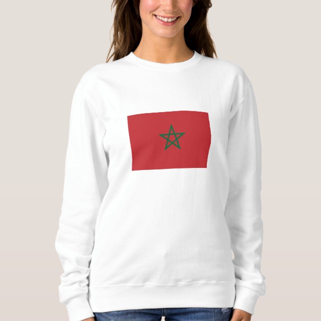 Sweatshirt Drapeau du Maroc (Devant)