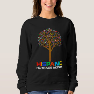 Sweatshirt Drapeau du Mois du patrimoine hispanique Racines d