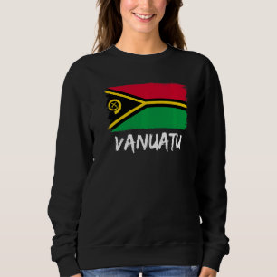 Sweatshirt Drapeau Du Vanuatu