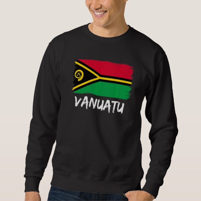 Sweatshirt Drapeau Du Vanuatu (Devant)