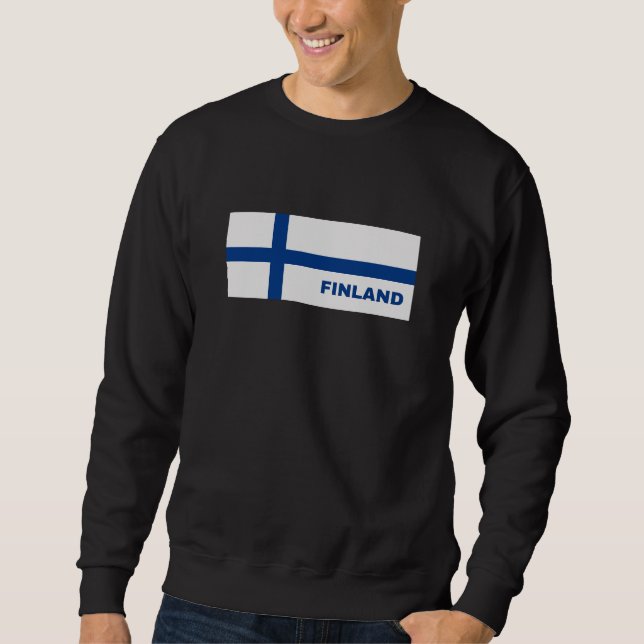 Sweatshirt Drapeau finlandais en Finlande (Devant)