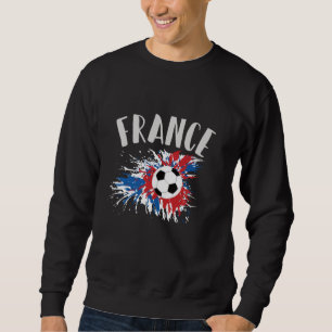 Sweatshirt Drapeau France de balle de football