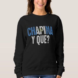 Sweatshirt Drapeau guatémaltèque Guatemala Camiseta Chapina M