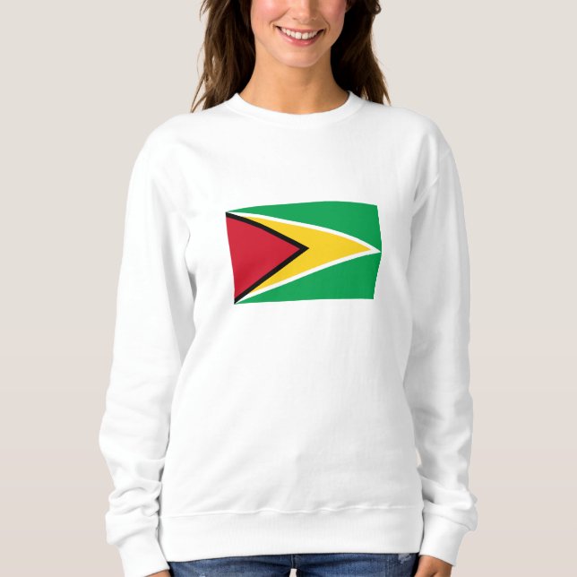 Sweatshirt Drapeau Guyana (Devant)