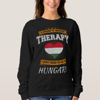 Sweatshirt Drapeau hongrois I Hongrie I Hongrois
