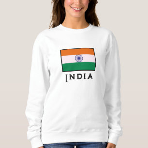Sweatshirt Drapeau indien Tricolor Tiranga