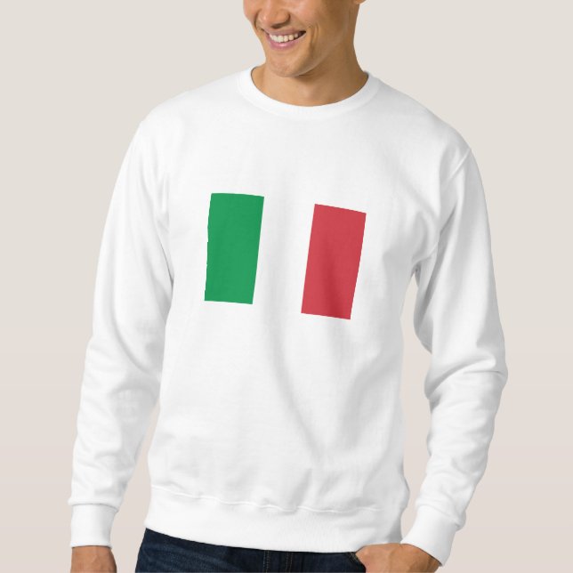 Sweatshirt Drapeau Italie (Devant)