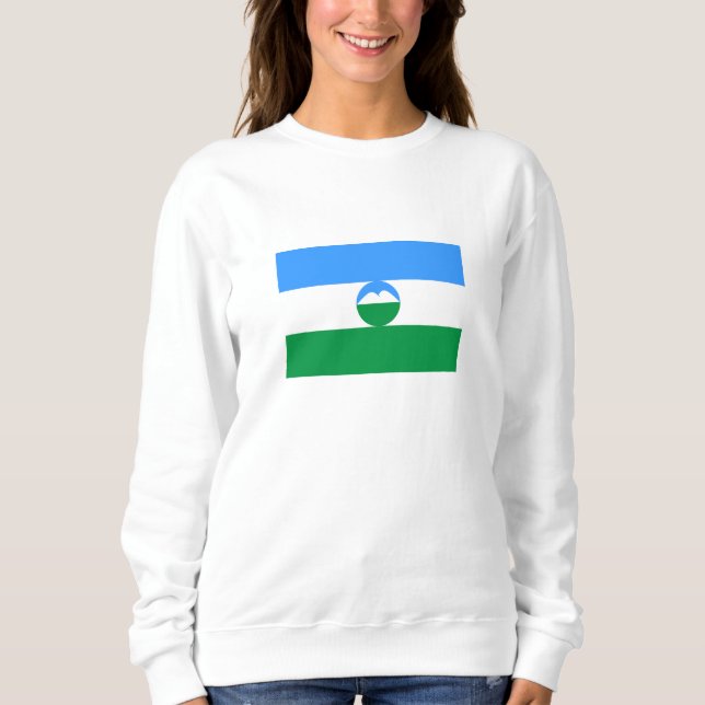 Sweatshirt Drapeau Kabardino Balkaria (Devant)
