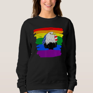 Sweatshirt Drapeau LGBT Fierté Gay Mois Queer Transgenre Arc-