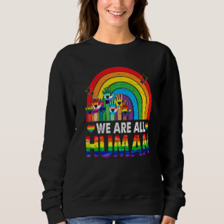 Sweatshirt Drapeau Lgbt Nous Sommes Gay pride Humains Mois Lg
