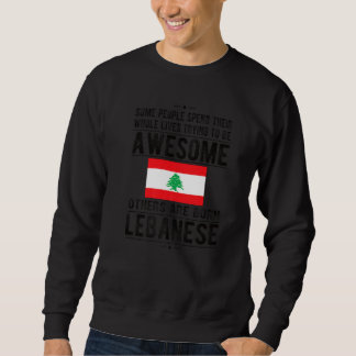 Sweatshirt Drapeau libanais incroyable Racines libanaises