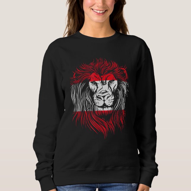 Sweatshirt Drapeau Lions Autriche (Devant)