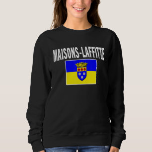 Sweatshirt Drapeau Maisons Laffitte National France fierté
