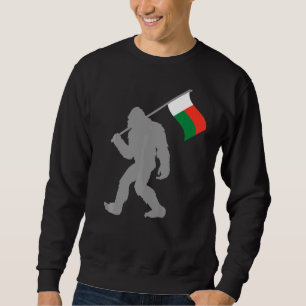Sweatshirt Drapeau Malgache Sur Drapeau Madagascar