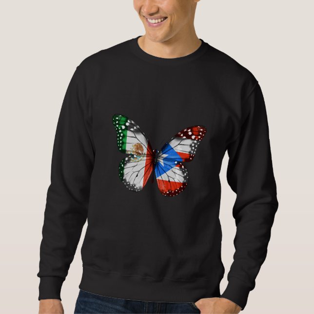 Sweatshirt Drapeau mexicain (Devant)