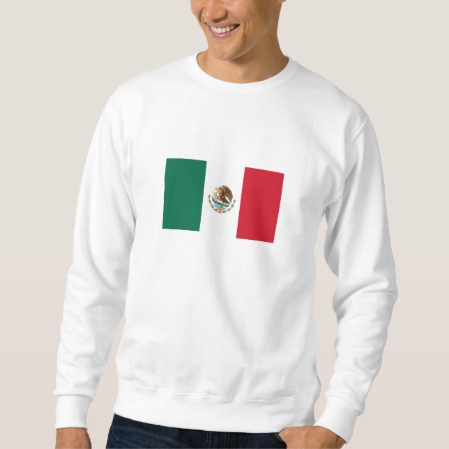 Sweatshirt Drapeau mexicain (Devant)