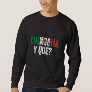 Sweatshirt Drapeau mexicain Mexicana Mexique Camiseta Chingon