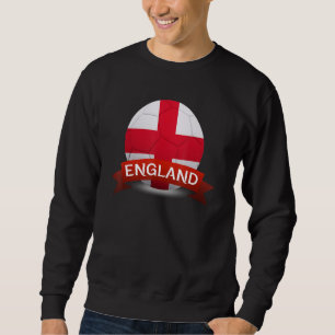 Sweatshirt Drapeau national d'Angleterre Supporter de footbal