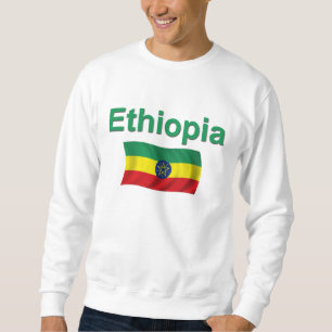Sweatshirt Drapeau national de l'Ethiopie (w/inscription)