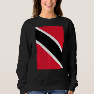 Sweatshirt Drapeau National Vintage Rétro Trinité-Et-Tobago
