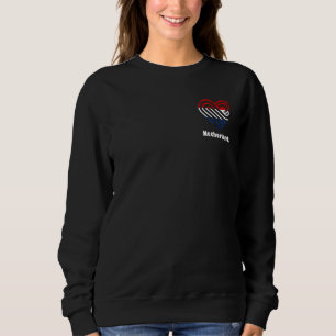 Sweatshirt Drapeau Nederland Drapeau Néerlandais Cœur Pays-Ba