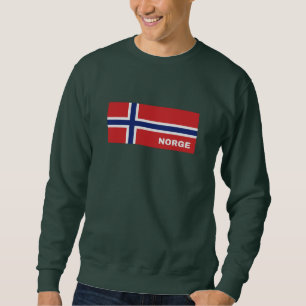 Sweatshirt Drapeau norvégien Norge