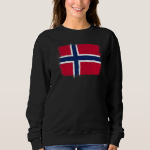 Sweatshirt Drapeau norvégien Norvège Jour 17 mai Croix nordiq