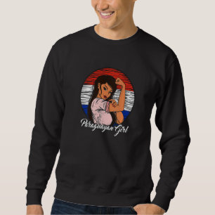 Sweatshirt Drapeau Paraguayen Paraguay Fille Paraguayenne