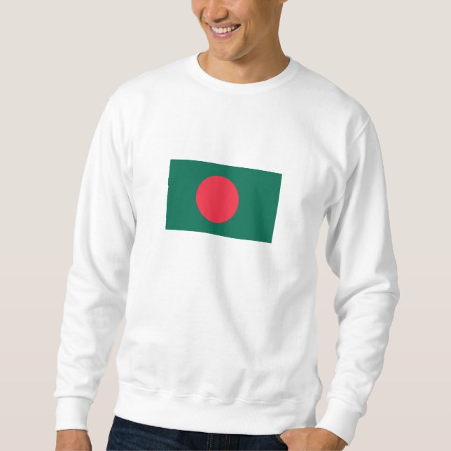 Sweatshirt Drapeau patriotique du Bangladesh (Devant)