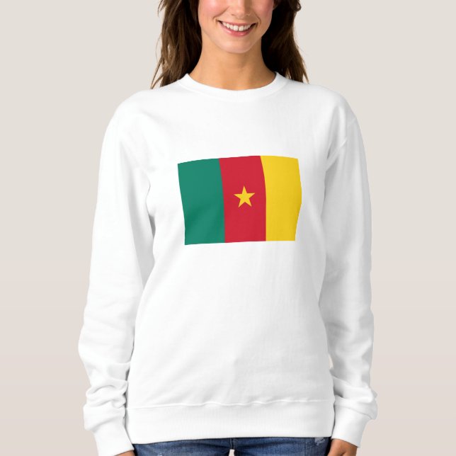 Sweatshirt Drapeau patriotique du Cameroun (Devant)