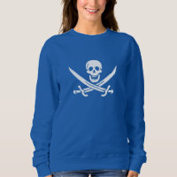Drapeau pirate crâne épées croisées