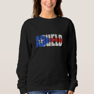 Sweatshirt Drapeau porto-ricain Mens Porto Rico Grandpa Abuel