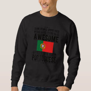 Sweatshirt Drapeau portugais Portugal Racines portugaises