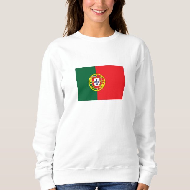 Sweatshirt Drapeau Portugal (Devant)