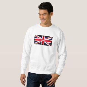 Sweatshirt Drapeau rétro Angleterre /Union Jack
