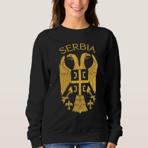 Sweatshirt Drapeau serbe aigle serbe