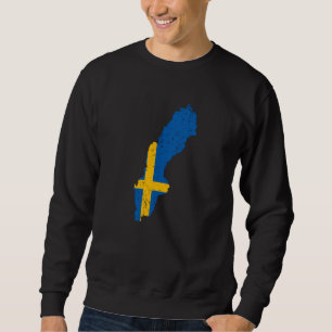 Sweatshirt Drapeau Suède