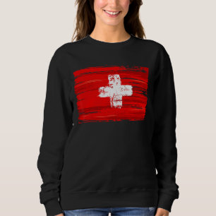 Sweatshirt Drapeau Suisse