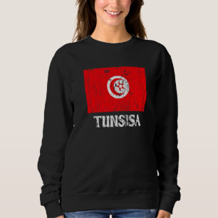 Sweatshirt Drapeau tunisien Tunisie Fierté Drapeau tunisien