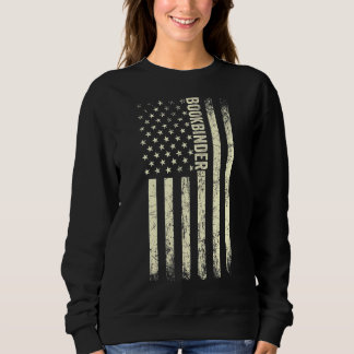 Sweatshirt Drapeau Usa reliure Livraison Fier Bolivbinder Amé