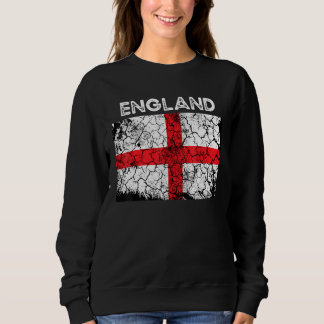 Sweatshirt Drapeau vintage Angleterre Hommes femmes