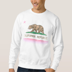 Sweatshirt Drapeau vintage de la Californie