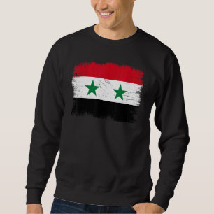 Sweatshirt Drapeau vintage de la République arabe syrienne In