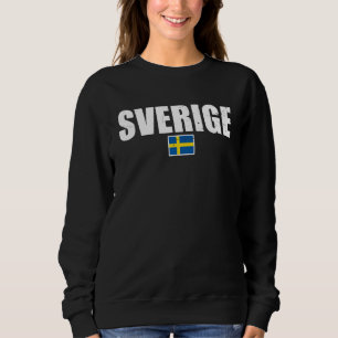Sweatshirt Drapeau Vintage suédois Suède