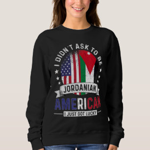 Sweatshirt Drapeaux de pays jordano-américains Fierté Jordani