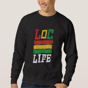Sweatshirt Dreadlocks Rasta Localise La Vie De Melanin Afro D