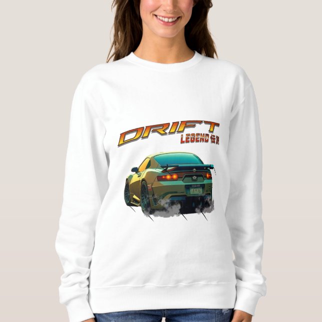 SWEATSHIRT DRIFT LEGEND SUPRA MK4 - STYLE ANIME (Devant)